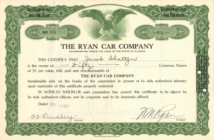 Ryan Car Co.